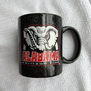 University of Alabama Crimson Tide Black and Gray Coffee Mug with Elephant